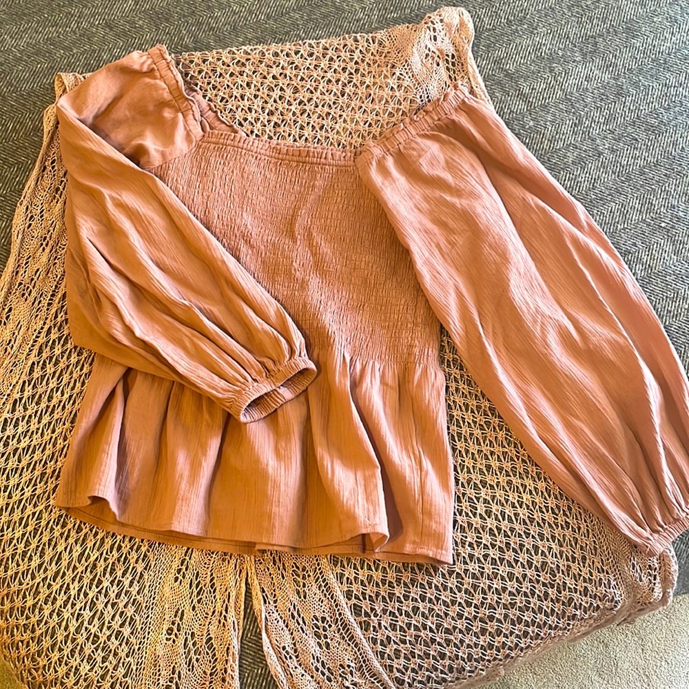 Madewell Peplum Top